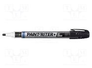 Marker: with liquid paint; black; PAINTRITER+ WP; Tip: round MARKAL
