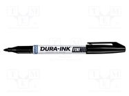 Marker: permanent marker; black; 2mm; Dura-Ink 15; Tip: round MARKAL