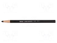 Marker: pencil; black; CHINA MARKER; Tip: cone MARKAL
