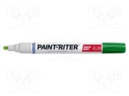 Marker: with liquid paint; green; PAINTRITER SL100; Tip: round MARKAL