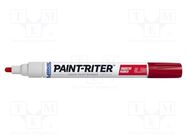 Marker: with liquid paint; red; PAINTRITER SL100; Tip: round MARKAL
