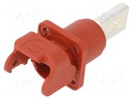 Connector: DC supply; socket; male; Inom: 120A; 1.5kV; PIN: 1; screw HARTING