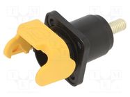 Socket; DC supply; Han® S,Han® S 120; male; PIN: 1; swivel; screw HARTING