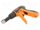 Tool: mounting tool; cable ties; Material: plastic; 2.4÷4.8mm ABB