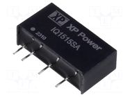Converter: DC/DC; 1W; Uin: 15VDC; Uout: 15VDC; Iout: 67mA; SIP; THT; IQ XP POWER