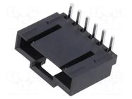 Connector: wire-board; socket; male; PIN: 6; SL; angled 90°; THT MOLEX