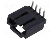 Connector: wire-board; socket; male; PIN: 4; SL; angled 90°; THT MOLEX