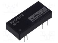 Converter: DC/DC; 3W; Uin: 9÷18V; Uout: 15VDC; Uout2: -15VDC; DIP; THT Murata Power Solutions