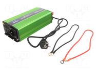 Power supply: UPS; 600W; 230V; 135x300x70mm; No.of out.sockets: 1 QOLTEC