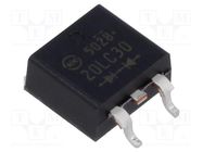 Diode: rectifying; SMD; 300V; 20A; 30ns; STO220 (SC83 similar) SHINDENGEN