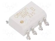 Relay: solid state; SPST-NO + SPST-NC; 120mA; max.350VAC; G3VM OMRON Electronic Components