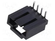 Connector: wire-board; socket; male; PIN: 4; SL; angled 90°; THT MOLEX