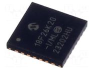 IC: PIC microcontroller; 64MHz; 1.8÷3.6VDC; SMD; QFN28; PIC18; tube MICROCHIP TECHNOLOGY