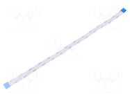 FFC tape; Cores: 12; Tape ph: 0.5mm; L: 203mm; 500mA; 60V; FFC5-TIN GCT