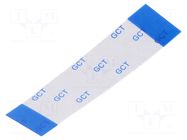 FFC tape; Cores: 24; Tape ph: 0.5mm; L: 50mm; 500mA; 60V; FFC5-TIN GCT