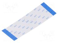 FFC tape; Cores: 50; Tape ph: 0.5mm; L: 76mm; 500mA; 60V; FFC5-TIN GCT