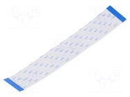 FFC tape; Cores: 50; Tape ph: 0.5mm; L: 152mm; 500mA; 60V; FFC5-TIN GCT