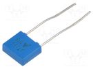 Capacitor: polyester; 100nF; 40VAC; 63VDC; 5mm; ±5%; 7.3x6.5x2.5mm EPCOS