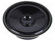 Loudspeaker; miniature; 2W; 50Ω; Ø50x17mm; 250Hz÷10kHz; Ø: 50mm VISATON