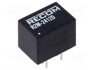 Converter: DC/DC; 2W; Uin: 9÷36VDC; Uout: 12VDC; Uout2: 12VDC; SIP8 RECOM
