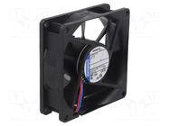 Fan: DC; axial; 12VDC; 80x80x25mm; 69m3/h; 32dBA; ball; 3100rpm EBM-PAPST