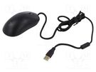 Optical mouse; black,red; USB A; wired; 1.8m; No.of butt: 7 SAVIO