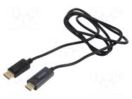 Cable; DisplayPort plug,HDMI plug; HDMI 1.4; Full HD 1080p SAVIO