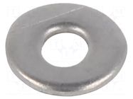 Washer; round; M2,5; D=8mm; h=0.8mm; A2 stainless steel; DIN 9021 KRAFTBERG