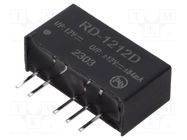 Converter: DC/DC; 2W; Uin: 10.8÷13.2V; Uout: 12VDC; Uout2: -12VDC RECOM