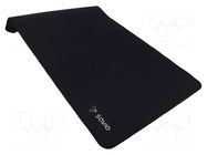 Mouse pad; black; 700x300x3mm; PRECISION CONTROL SAVIO