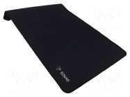 Pad; black; mouse; 700x300x3mm; PRECISION CONTROL SAVIO