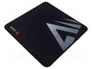 Mouse pad; black,grey; 250x250x2mm; PRECISION CONTROL SAVIO