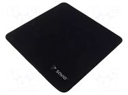 Pad; black; mouse; 250x250x2mm; PRECISION CONTROL SAVIO