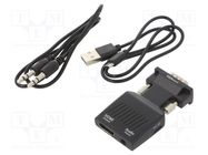 Converter; HDMI 1.4; Features: works with FullHD, 1080p; black SAVIO