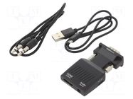 Converter; HDMI 1.4; Full HD 1080p; black SAVIO