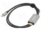 Adapter; HDCP 2.3,HDMI 2.0,USB 3.1; HDMI plug,USB C plug; 1m SAVIO
