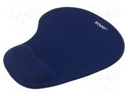 Mouse pad; dark blue; Features: gel SAVIO