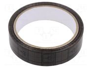 Packing tapes; ESD; L: 36m; W: 24mm; Thk: 0.049mm; 0.01÷1MΩ; max.60°C DESCO EUROPE