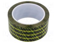 Tape: packaging; ESD; L: 65.8m; W: 48mm; Thk: 0.06mm; 10÷100GΩ DESCO EUROPE