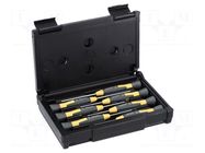 Kit: screwdrivers; Torx®; TX06,TX07,TX08,TX09,TX10,TX15,TX20 LINDSTRÖM