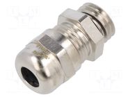 Cable gland; without nut; M12; IP68; brass; Entrelec TE Connectivity