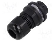 Cable gland; M20; IP68; polyamide; black; push-in; Entrelec TE Connectivity