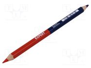 Pencil; red-blue EXPERT MARKING TOOLS