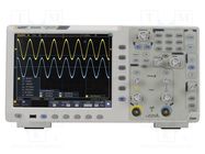Oscilloscope: digital; Ch: 2; 350MHz; 5Gsps; 400Mpts; LCD TFT 10,4" OWON