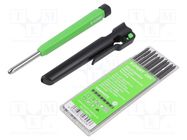 Pencil; automatic; Kit: touch pen; graphite EXPERT MARKING TOOLS