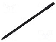 Screwdriver bit; Pozidriv®; PZ1; Overall len: 150mm KING TONY