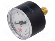 Manometer; 0÷16bar; G 1/8",rear connection; 40mm; Temp: -20÷60°C PNEUMAT