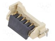 Connector: card edge; PIN: 8; CLIPZIN; SMT; on PCBs; 2.54mm EDAC