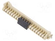 Connector: card edge; PIN: 20; CLIPZIN; SMT; on PCBs; 2.54mm EDAC