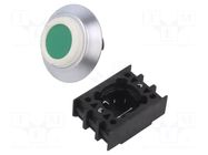 Switch: push-button; 22mm; green SCHMERSAL